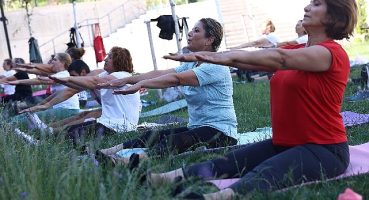 Çankaya evlerınde açık hava spor ve yoga etkinlikleri sörüyor